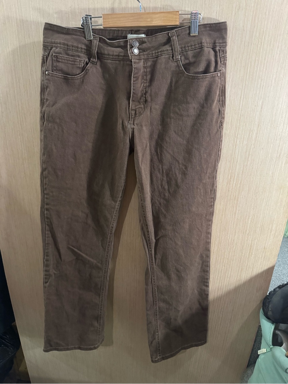 Women’s Angels Brown Everflex Curvy Bootcut Jeans Size 12